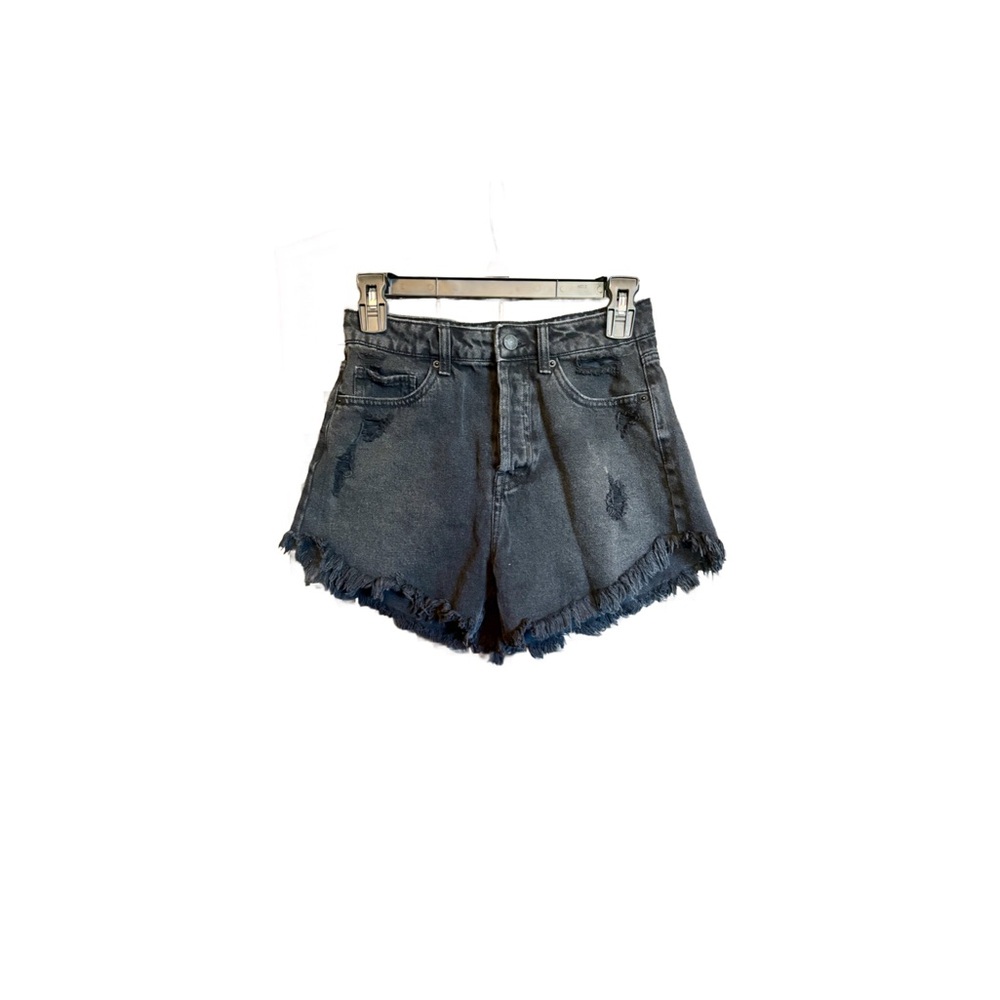 Wild Fable Distressed Black Jean Shorts